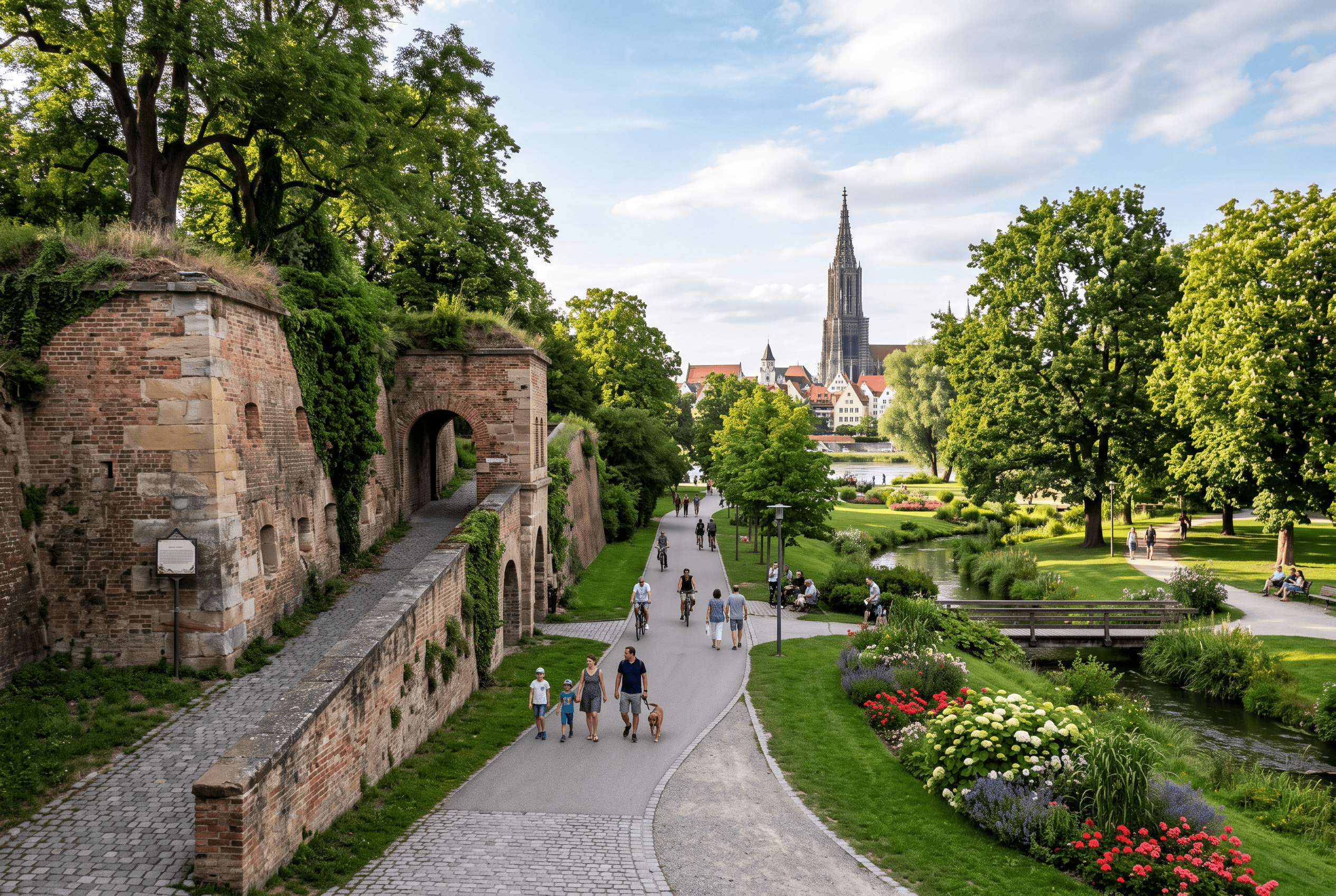 Vom Festungsgürtel zum Stadtpark: das Neu-Ulmer Glacis